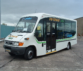 Irisbus minibus produced by NuTrack