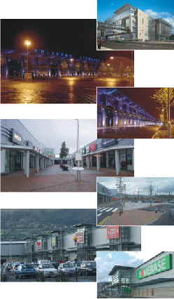 Belfast Campus, Holywood Exchange,  Junction One and Shane Retail Park