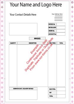 NCR Continuous Invoice Template